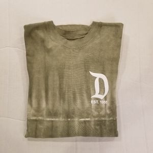 Disneyland Resort Spirit Jersey Long Sleeve Shirt Green Tie Dye Adult Size Small